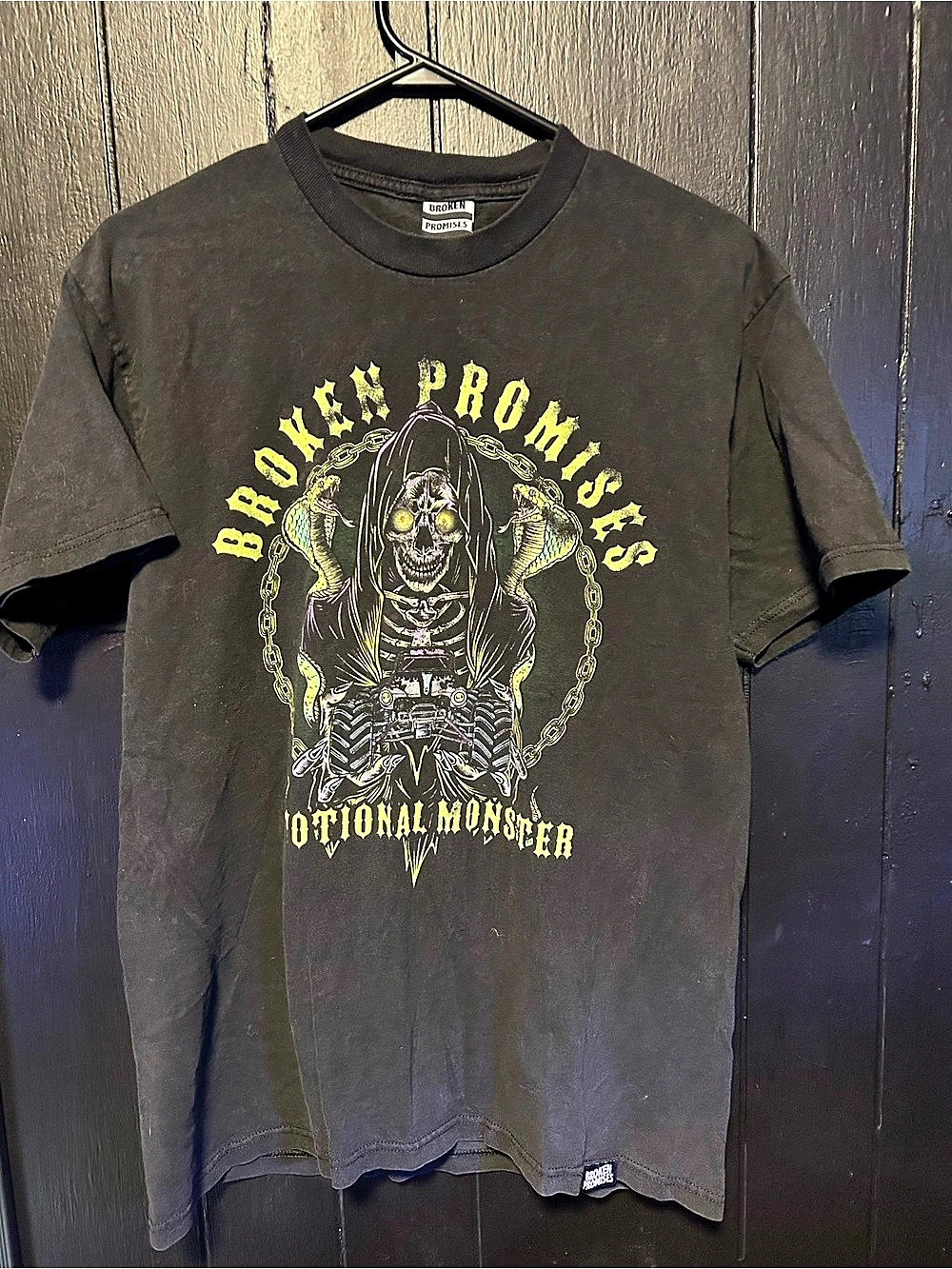 Broken Promises Skull Crusher T-Shirt Black